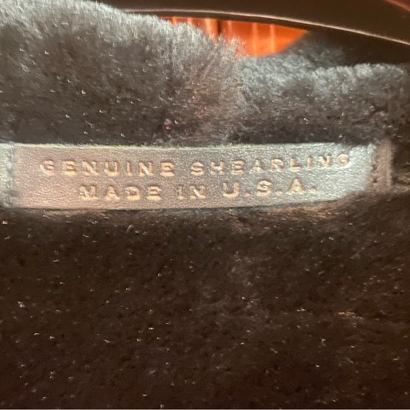 Genuine Sheepskin Full-Length Shearling Coat with Wool Lining - 6P - Picture 5 of 11